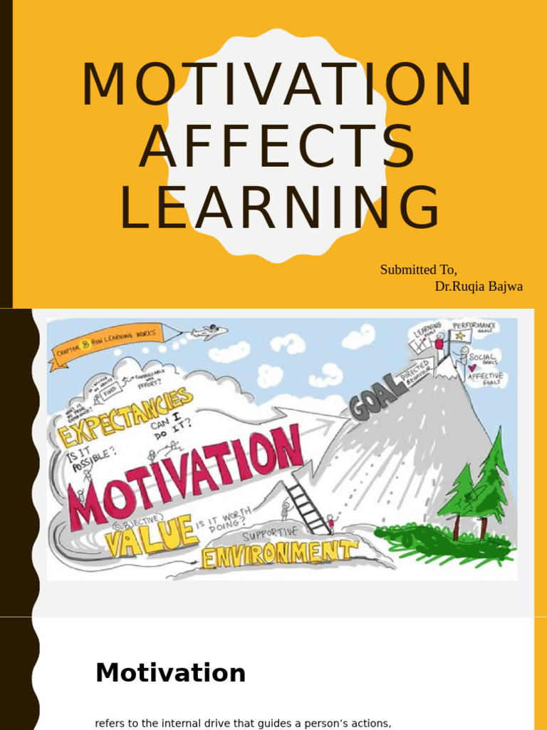 Impact of Motivation on Learning | PDF | Motivational | Motivation