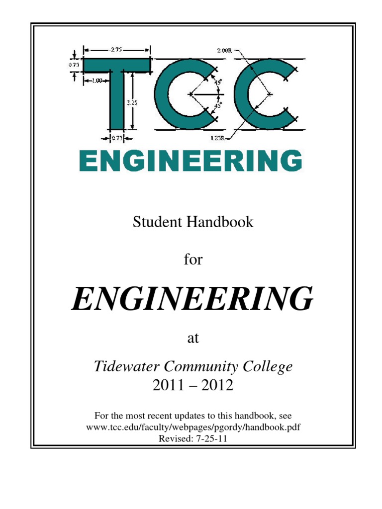 TCC Engineering Student Handbook 2011-12 | PDF | University Of Virginia ...