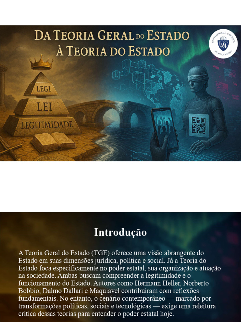 Teoria Geral do Estado: Relevância Atual | PDF | Estado | Sociologia