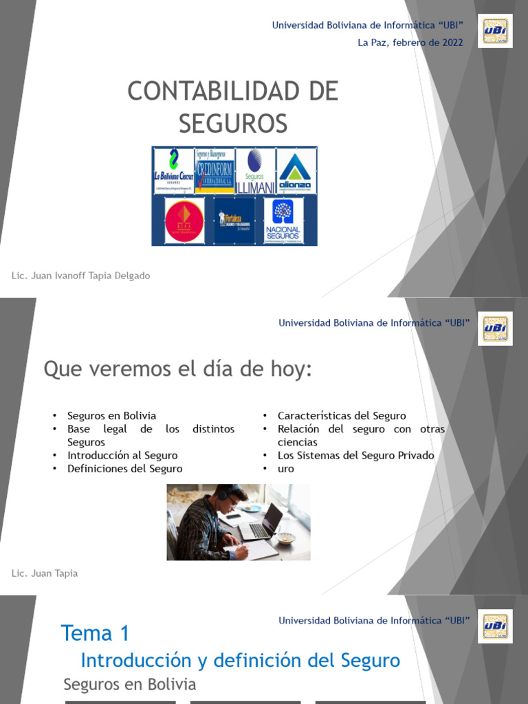 Contabilidad y Funciones del Seguro | PDF | Seguro | Póliza de seguros