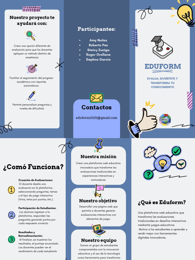 Plataforma Eduform: Evaluaciones Interactivas | PDF | Enseñando | Red ...