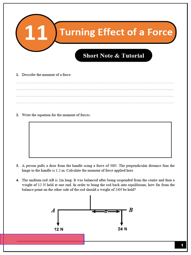Understanding Moments of Force | PDF | Force | Mechanics