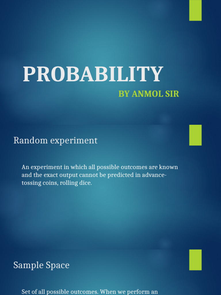 Understanding Probability Concepts | PDF | Odds | Probability
