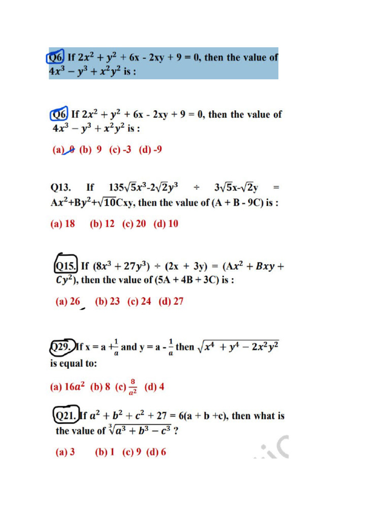 Difficult Quant Questions XXXXXX | PDF