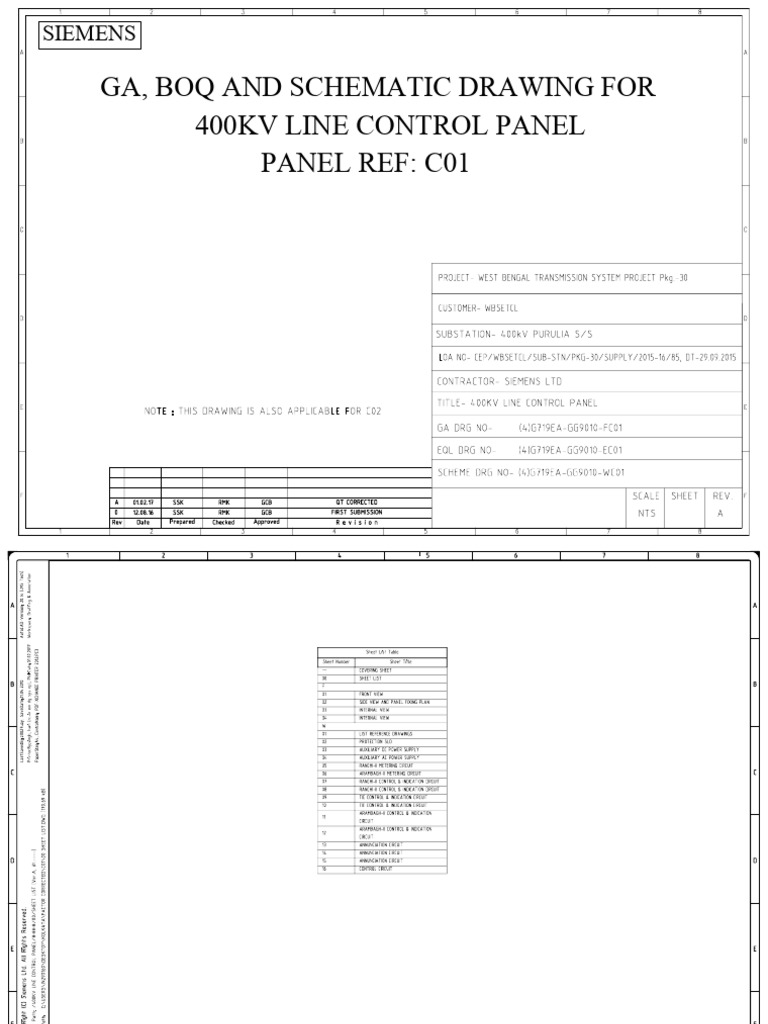 400kv Line Control Panel - c01 | PDF
