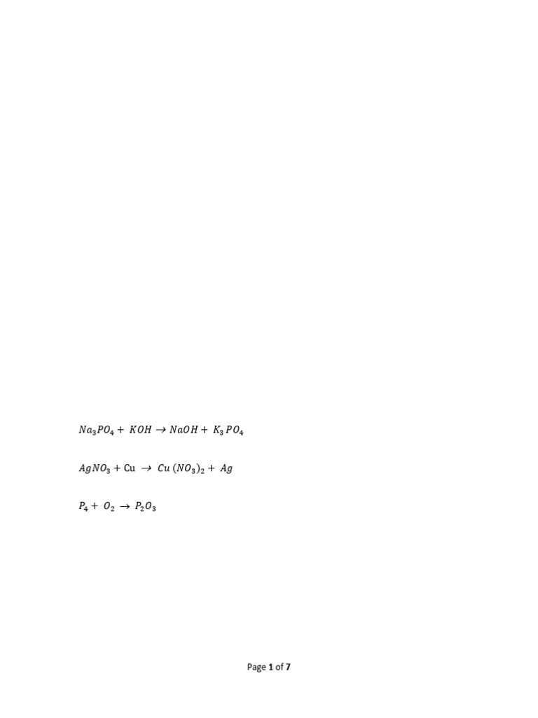 Form 3 Chemistry Test Questions | PDF | Mole (Unit) | Concentration