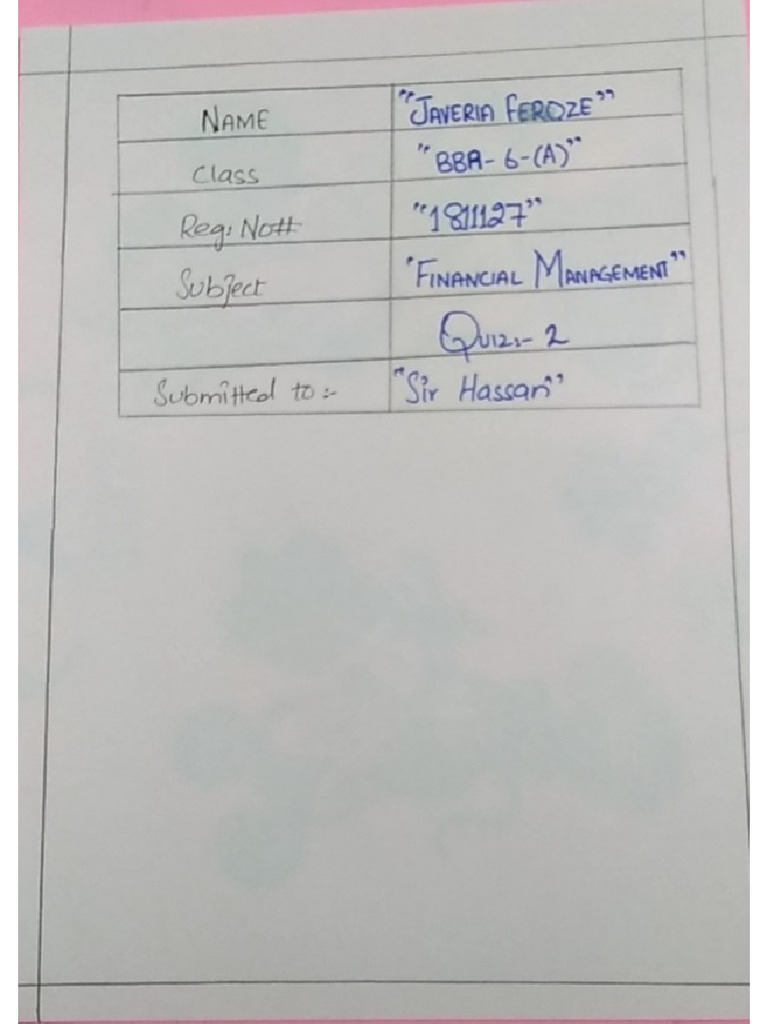 Javeria Feroze 1811127 | PDF