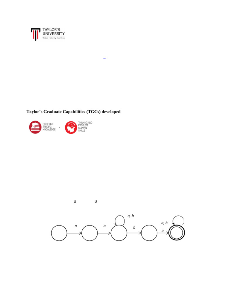NFA and DFA Design Tutorial | PDF | Theoretical Computer Science ...