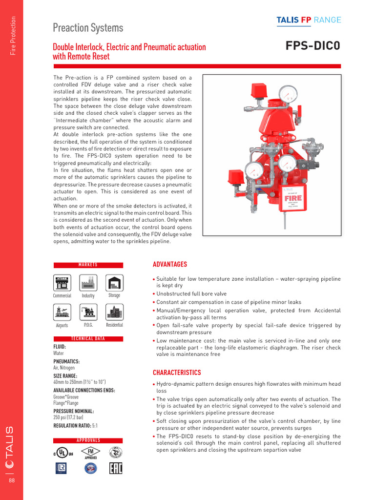 FPS Dic0 | PDF | Valve | Fire Sprinkler System