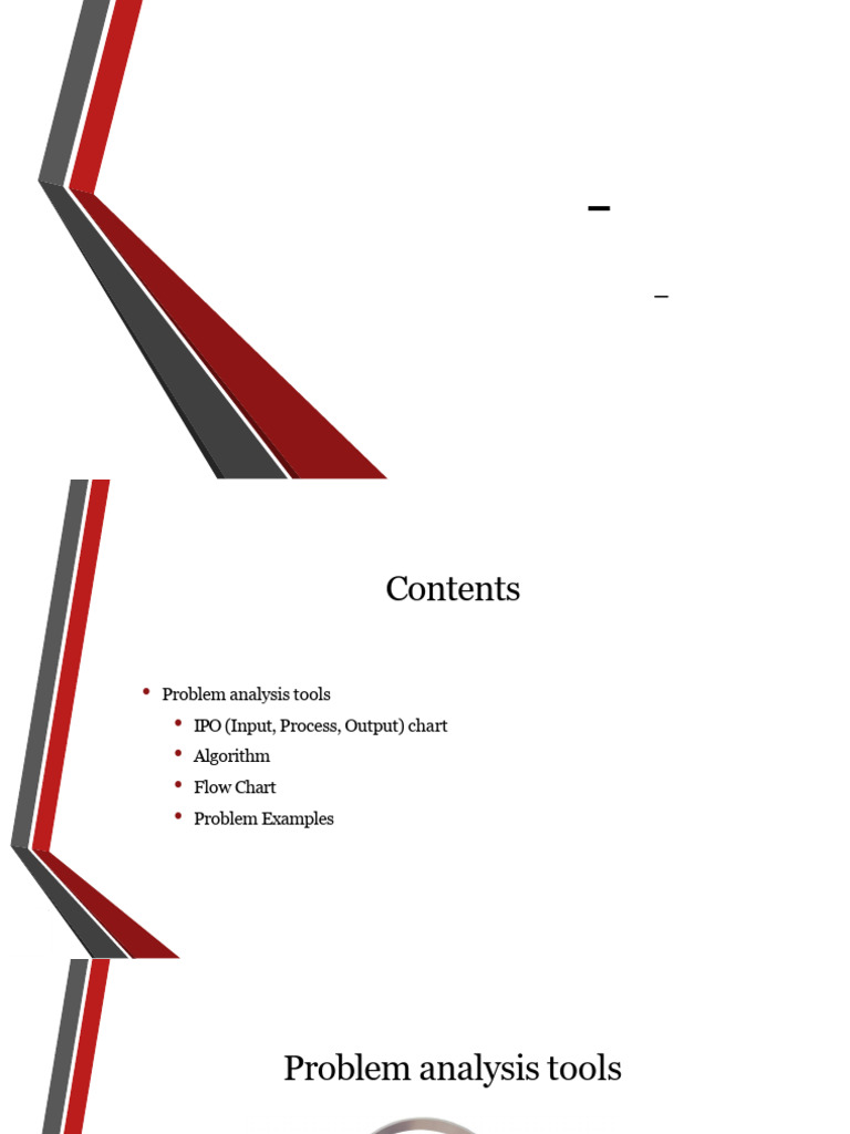 Programming Fundamentals: IPO, Algorithms, Flowcharts | PDF ...