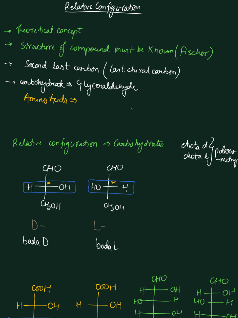 Relative Configuration | PDF