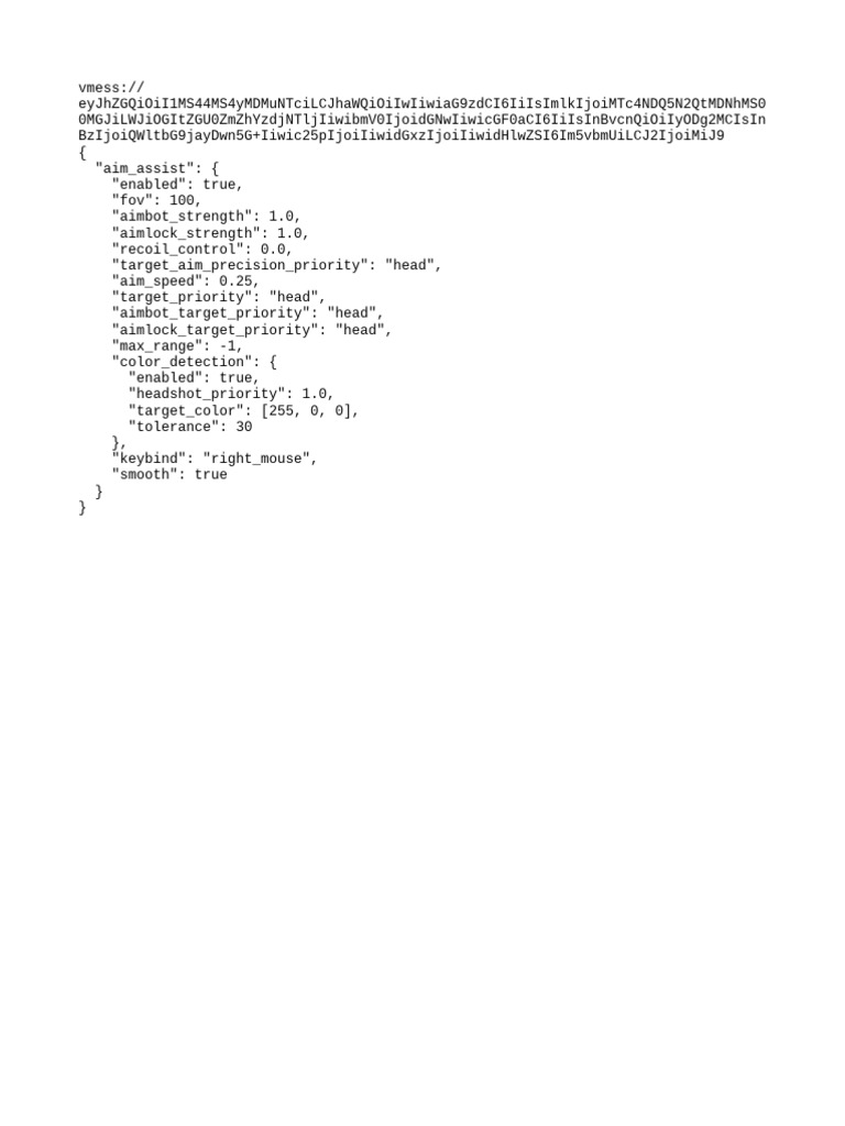 Aimlock Configuration and Settings | PDF