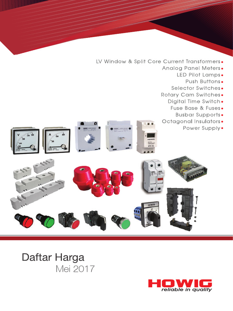 Katalog Transformator Arus HOWIG | PDF