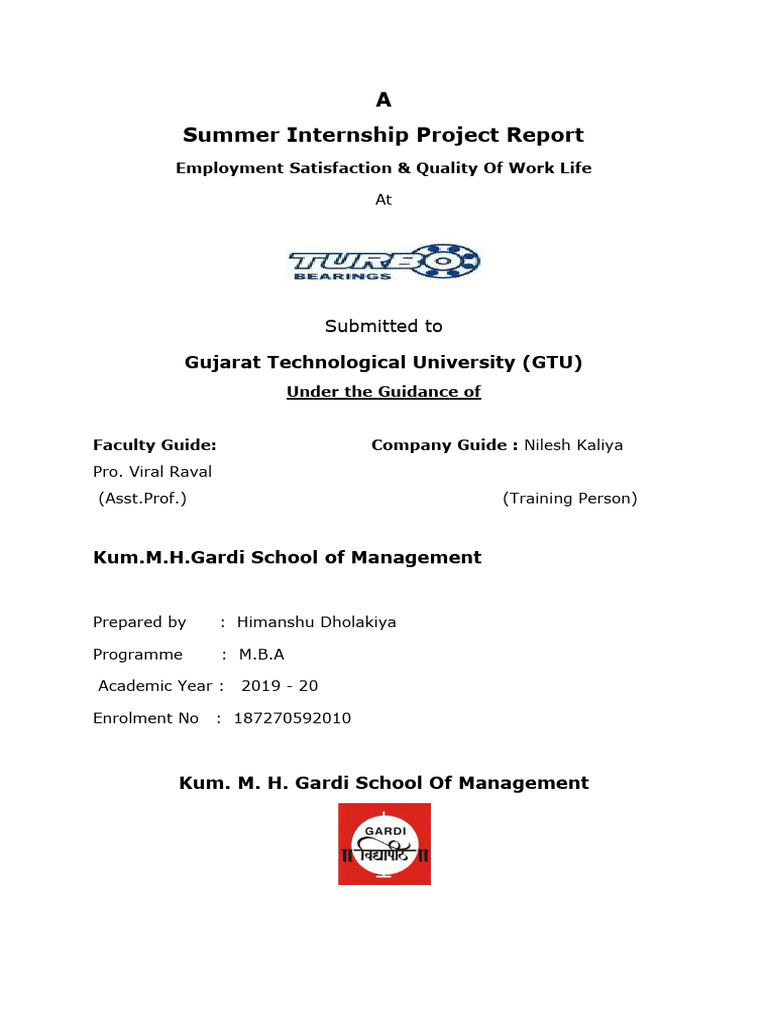 Final Project1.0 | PDF | Marketing | Job Satisfaction