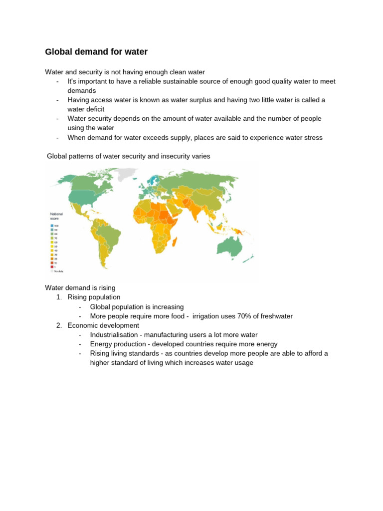 Water Transfer Solutions for Scarcity | PDF | Water Security | Water