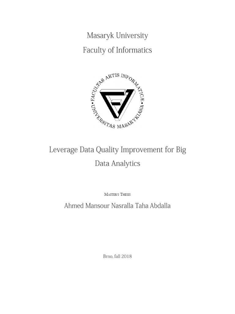 Data Quality in Big Data Analytics | PDF | Data Quality | Data