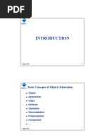 Basic Concepts of Object Orientation