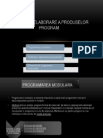 Metode de Elaborare A Produselor Program