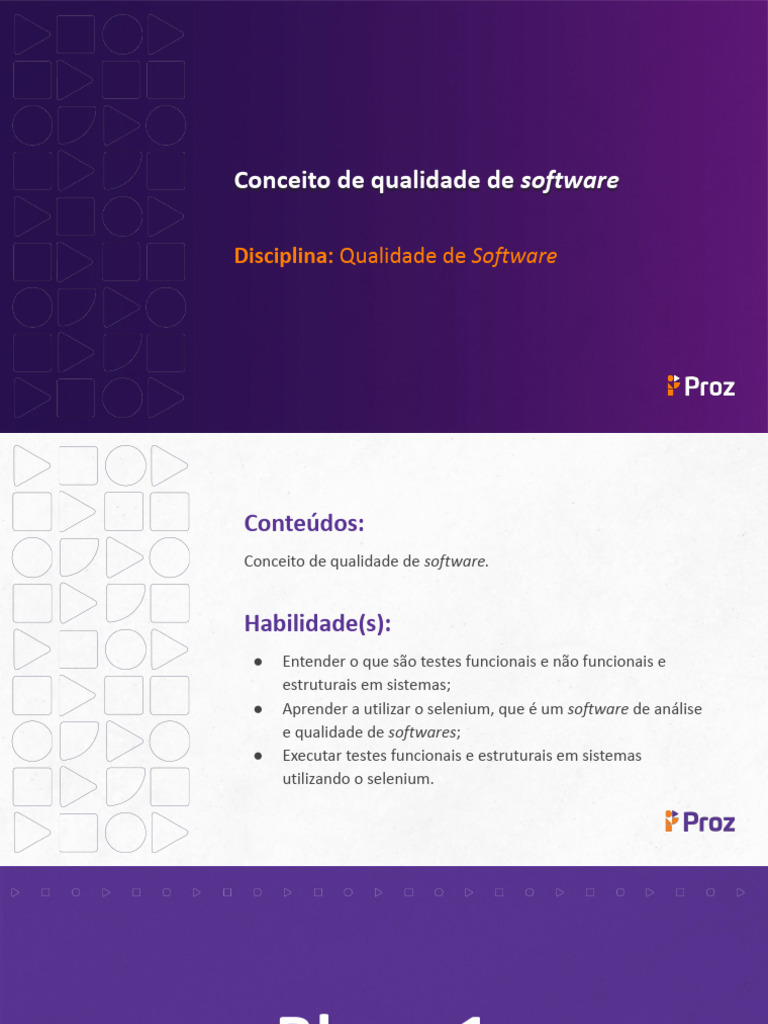 Entendendo a Qualidade de Software | PDF | Testes de software ...