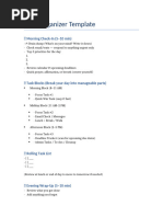 SOD and EOD Report Template | PDF