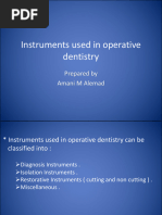 Restorative Dentistry Instrument Overview | PDF | Dentistry | Mouth