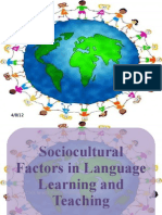 Sociocultural Factors in Language Acquisition and Learning