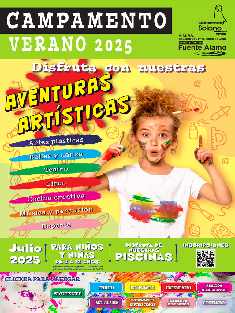 Diptico Campamento 2025 | PDF