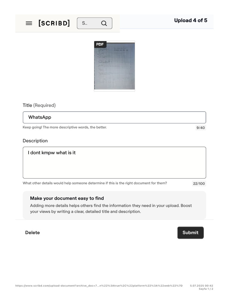 Upload A Document - Scribd | PDF