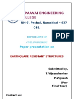 Earthquake Resistant Structures