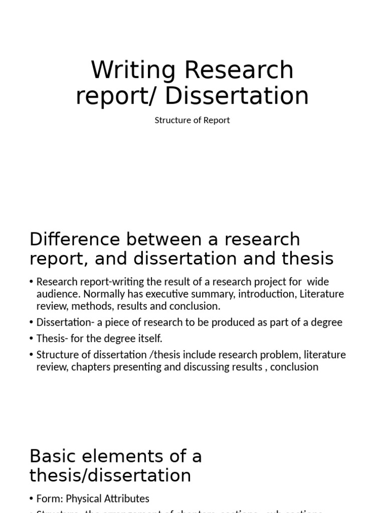 Structure of Dissertation | PDF | Methodology | Thesis
