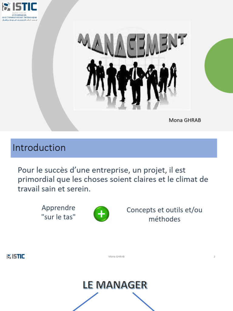 Management efficace et gestion du temps | PDF | Réflexion | Psychologie