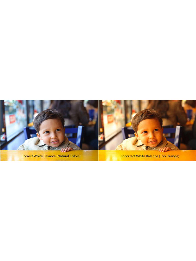 White Balance Correct Vs Incorrect | PDF