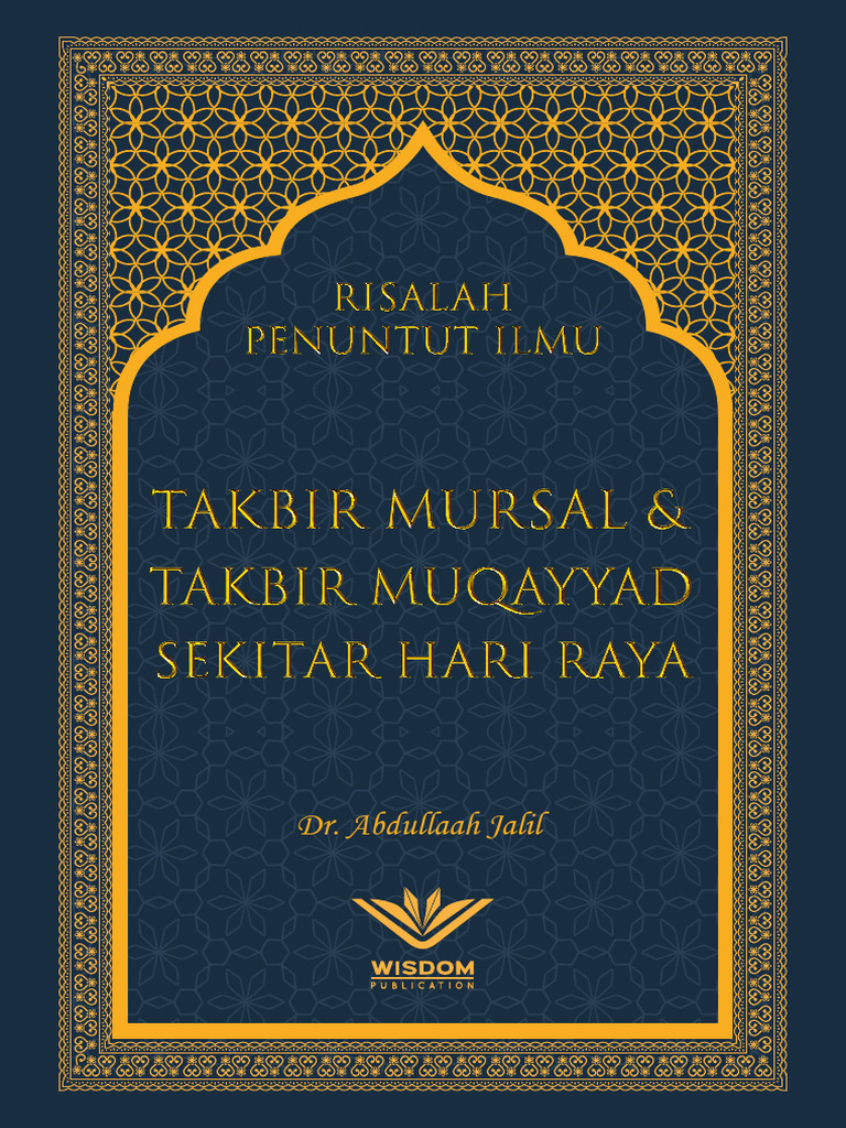 Takbir Mursal dan Muqayyad Hari Raya | PDF