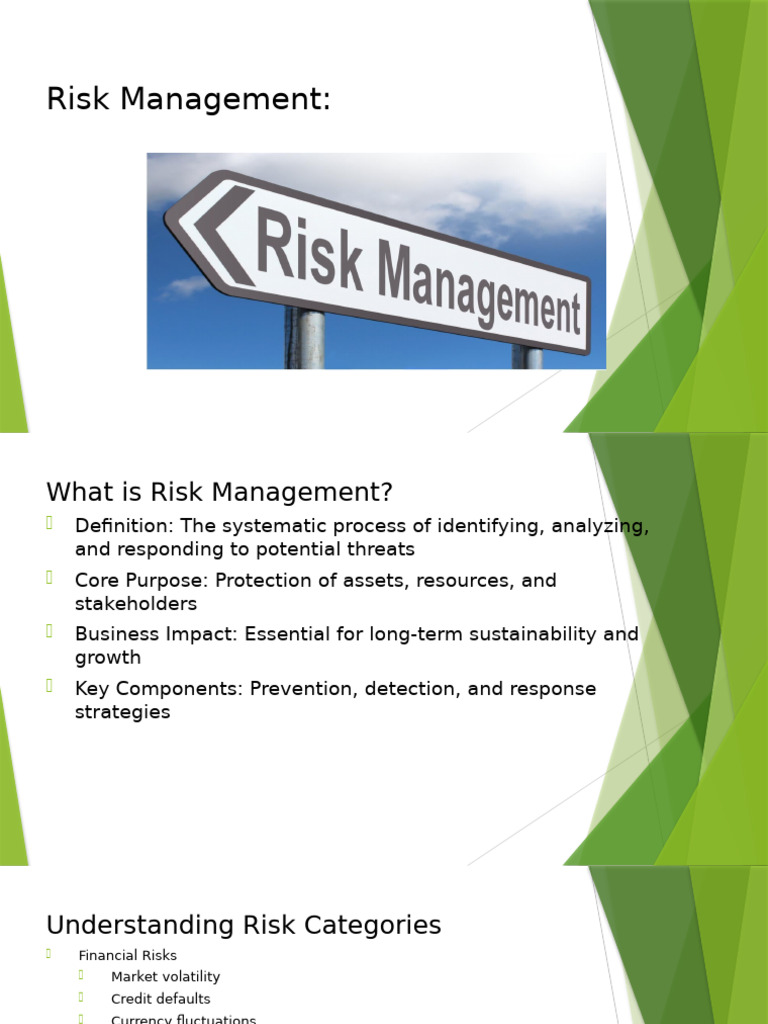 Comprehensive Guide to Risk Management | PDF | Risk | Risk Management