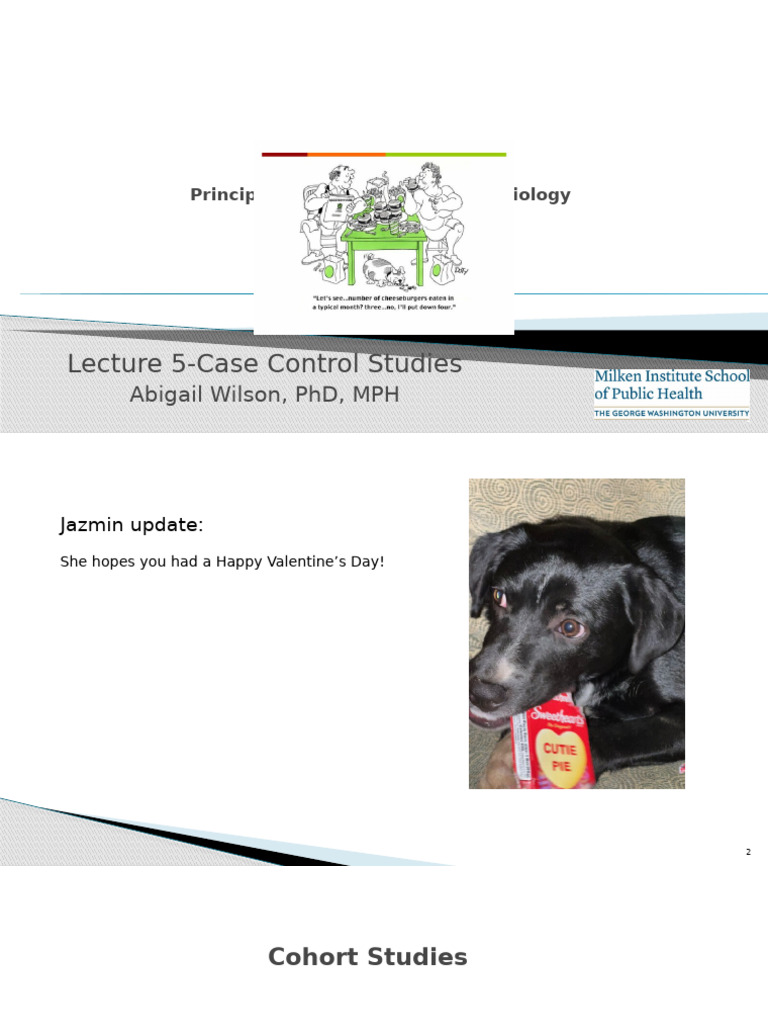 Lecture 5 Case Control Algw | PDF | Cohort Study | Odds Ratio