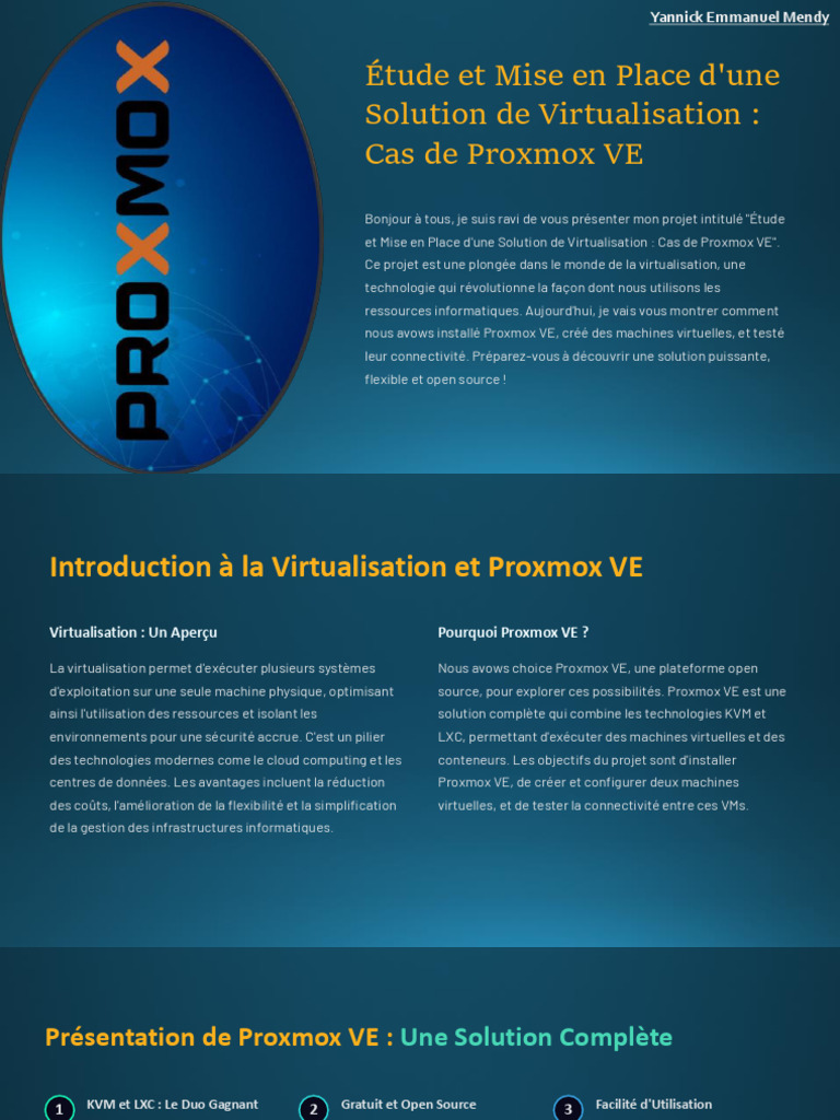 Proxmox VE : Guide de Virtualisation | PDF | Machine virtuelle ...