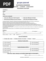 Como Preencher o Formulário de VT | PDF
