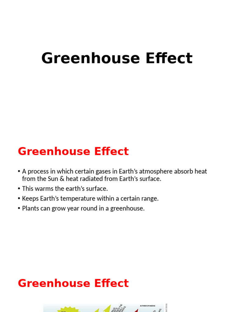 Understanding the Greenhouse Effect | PDF