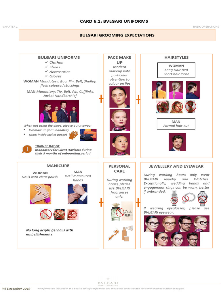Grooming Guidelines 2 | PDF | Clothing | Fashion