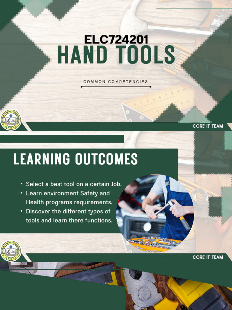 Essential Tool Selection and Safety Guide | PDF