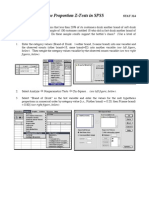 SPSS OneProportionZTests