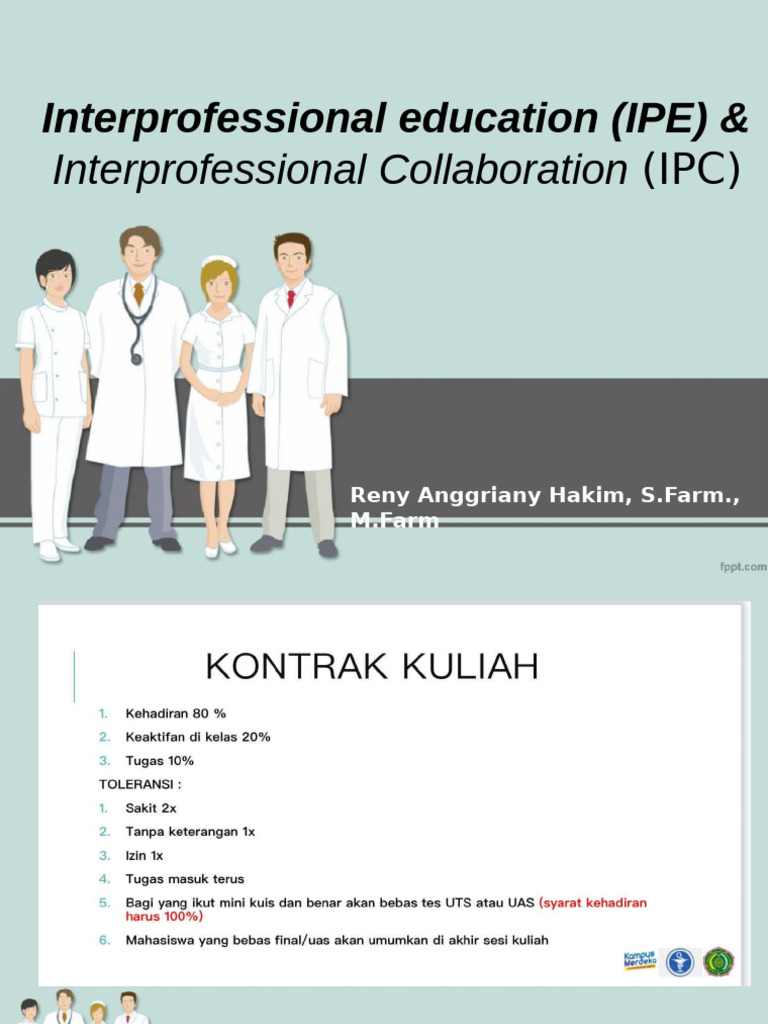 Memahami Interprofessional Education | PDF