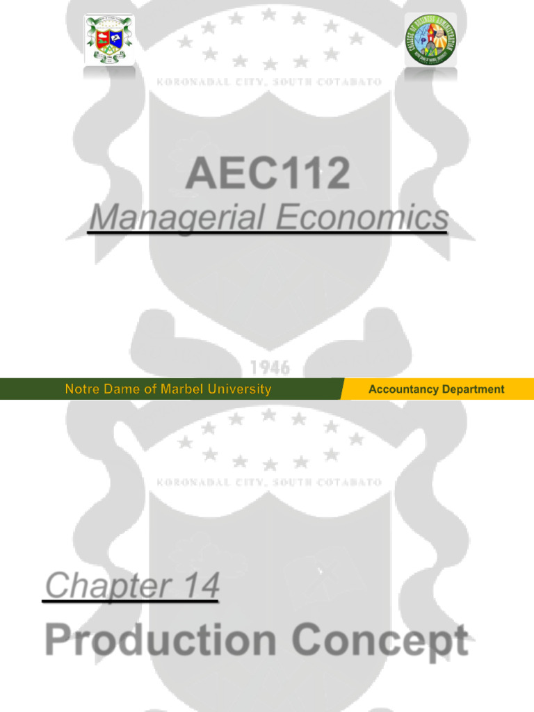 Chapter+14 Production+Concept | PDF | Production Function | Economies