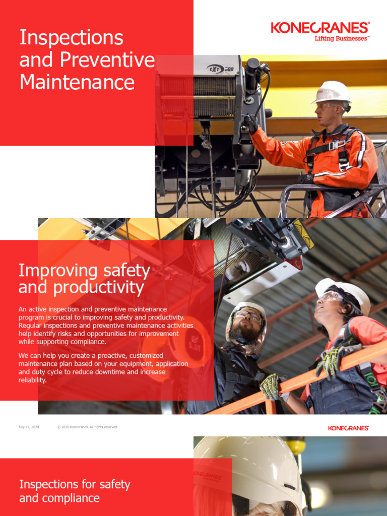 Crane Inspections & Maintenance Guide | PDF