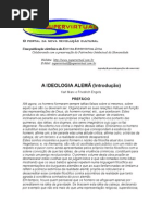 A IDEOLOGIA ALEMÃ (Introdução)