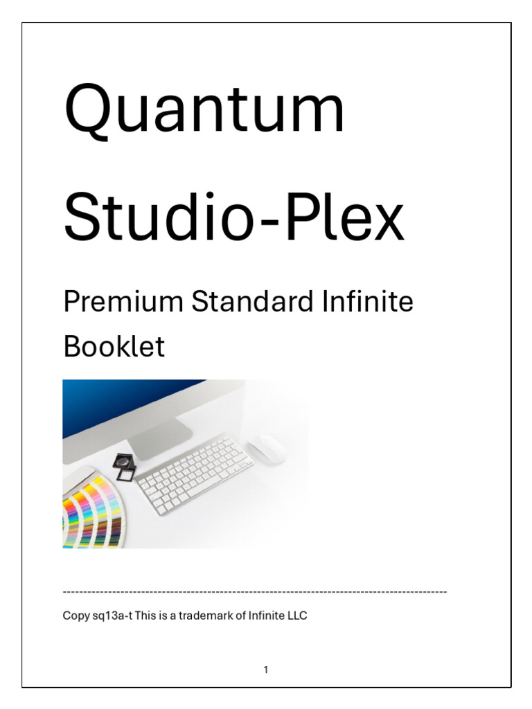 Quantum Studio-Plex Booklet Overview | PDF