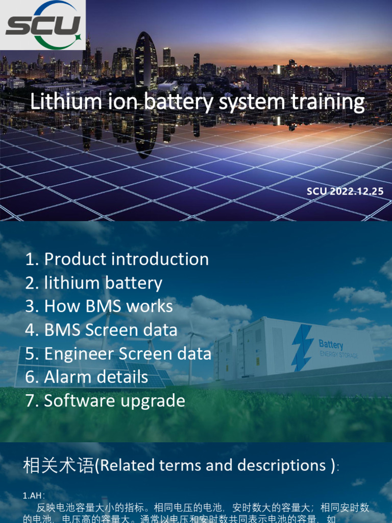 Lithium-ion Battery System Overview | PDF | Lithium Ion Battery ...