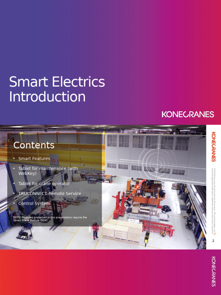 Smart Electrics for Crane Operations | PDF | Crane (Machine ...