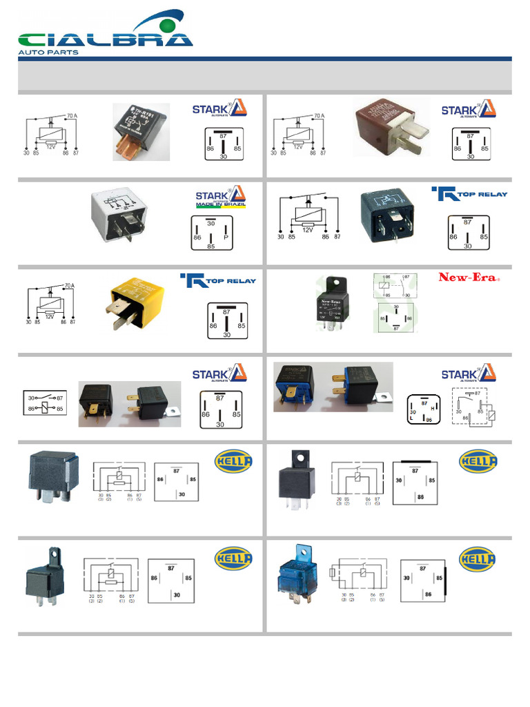 02 - Rly - Relays | PDF | Cambiar | voltaje