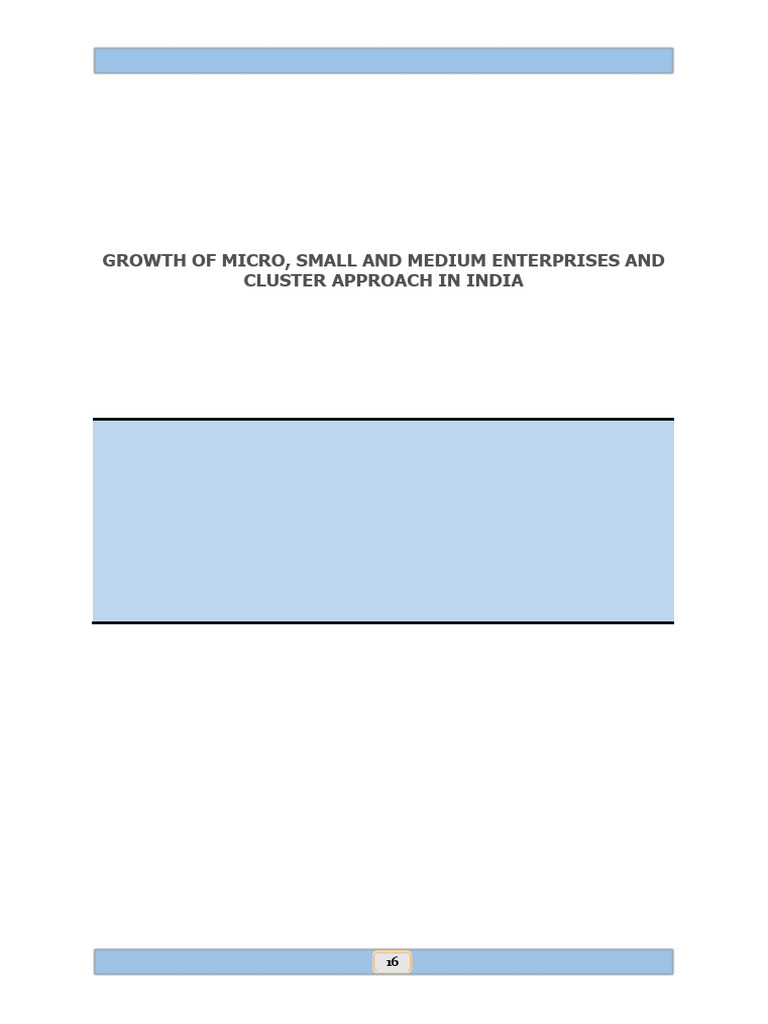 Growth of MSMEs in India: 2018 Analysis | PDF | Small And Medium Sized ...